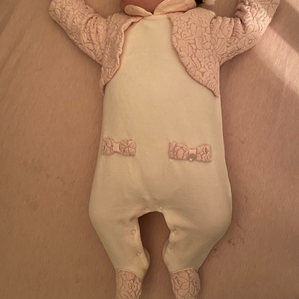 Mayoral Footies Onesie One Piece Baby Girl Outfit - Picture 5 of 5
